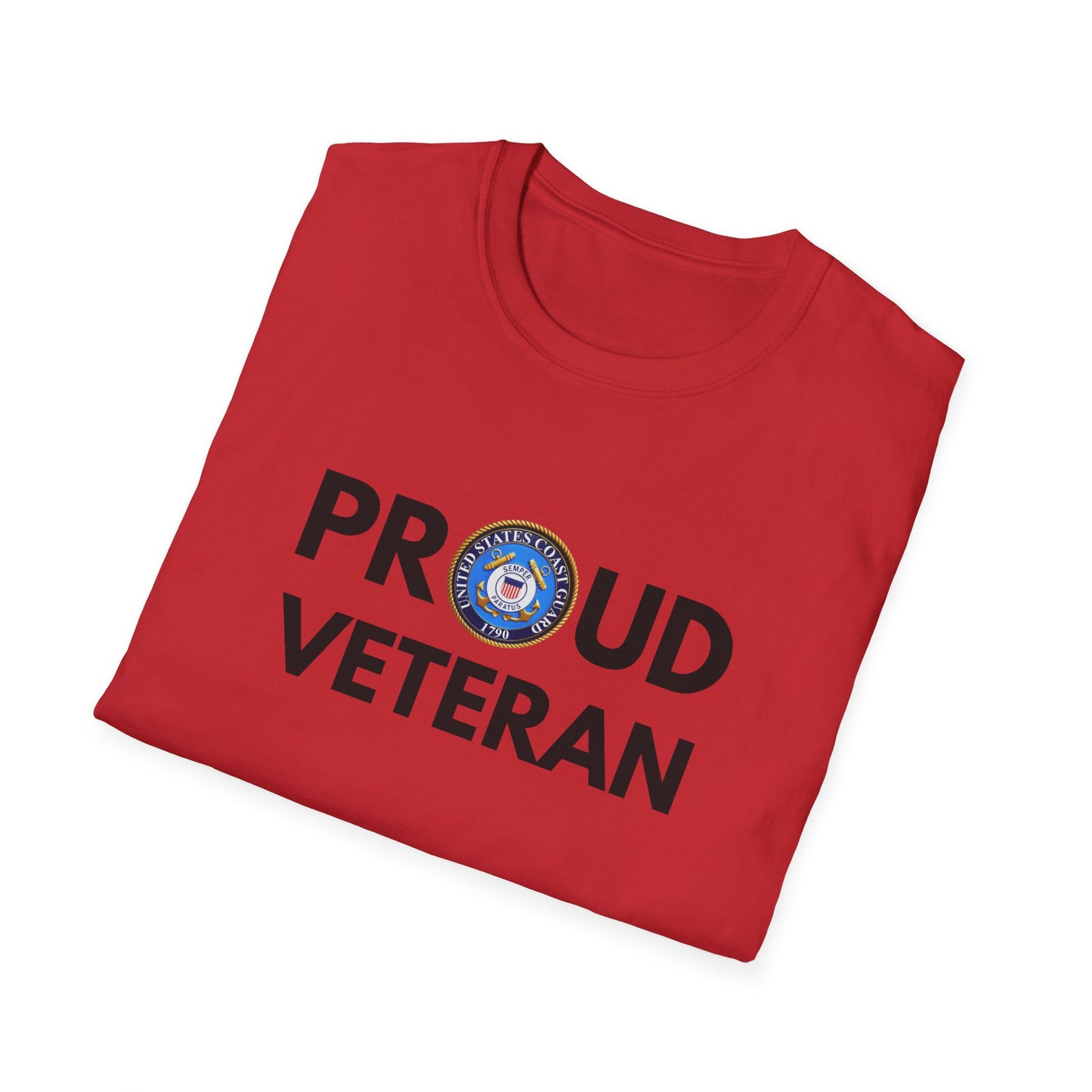 Coast Guard Veteran - Unisex Softstyle T-Shirt
