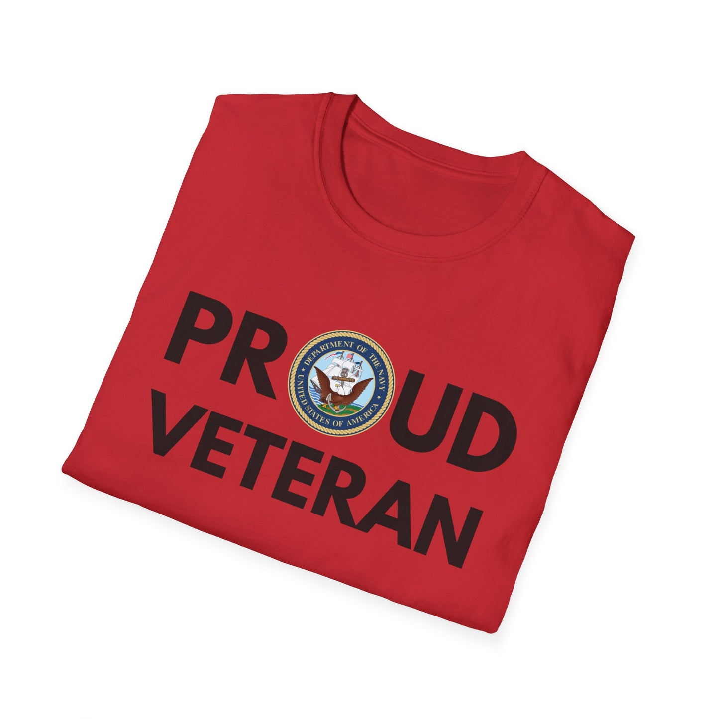 Navy Veteran - Unisex Softstyle T-Shirt