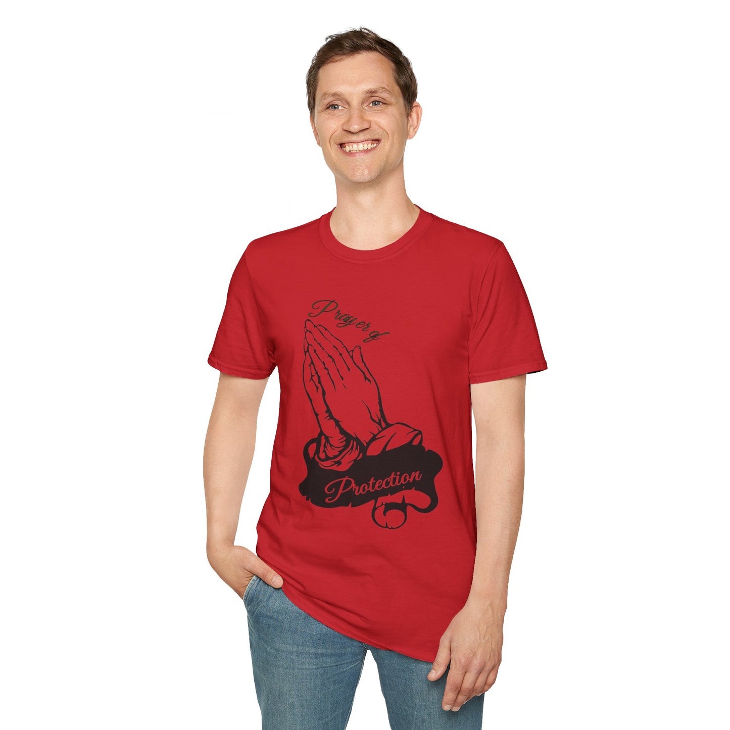 Prayer of Protection-Unisex Softstyle T-Shirt