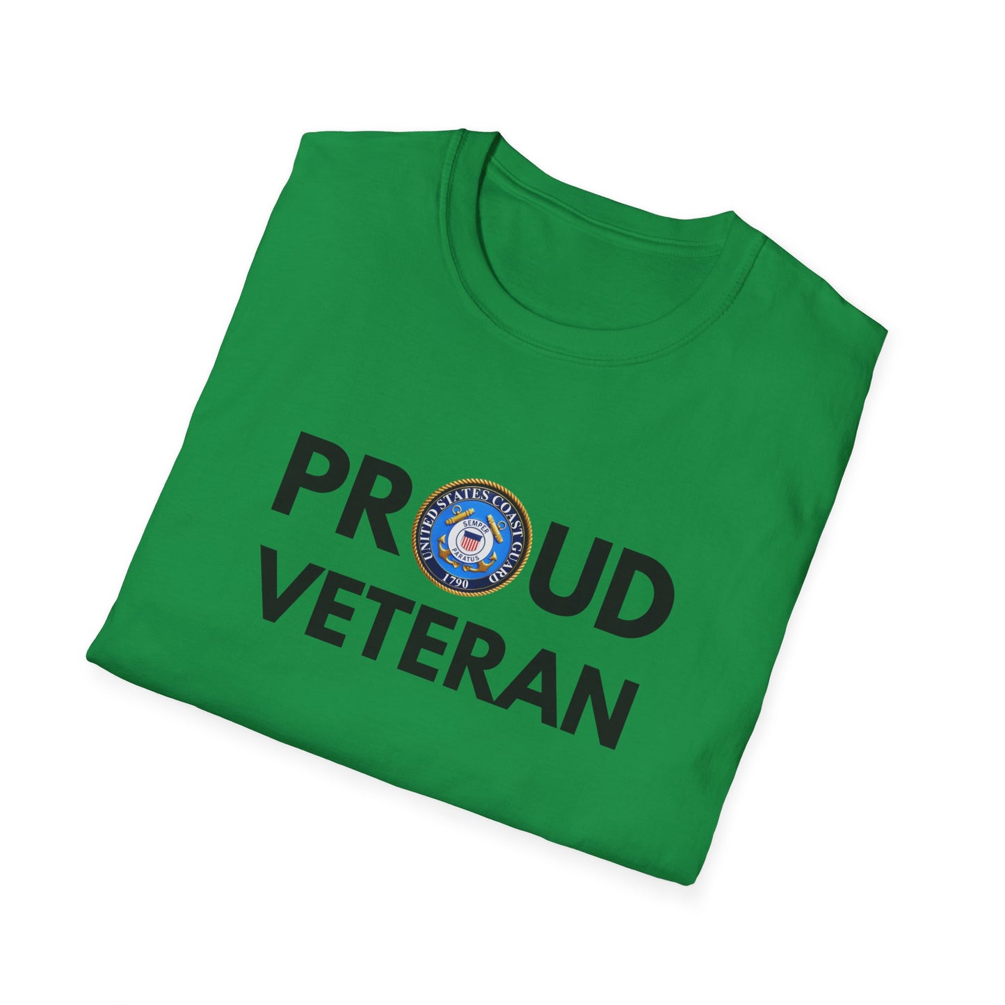 Coast Guard Veteran - Unisex Softstyle T-Shirt