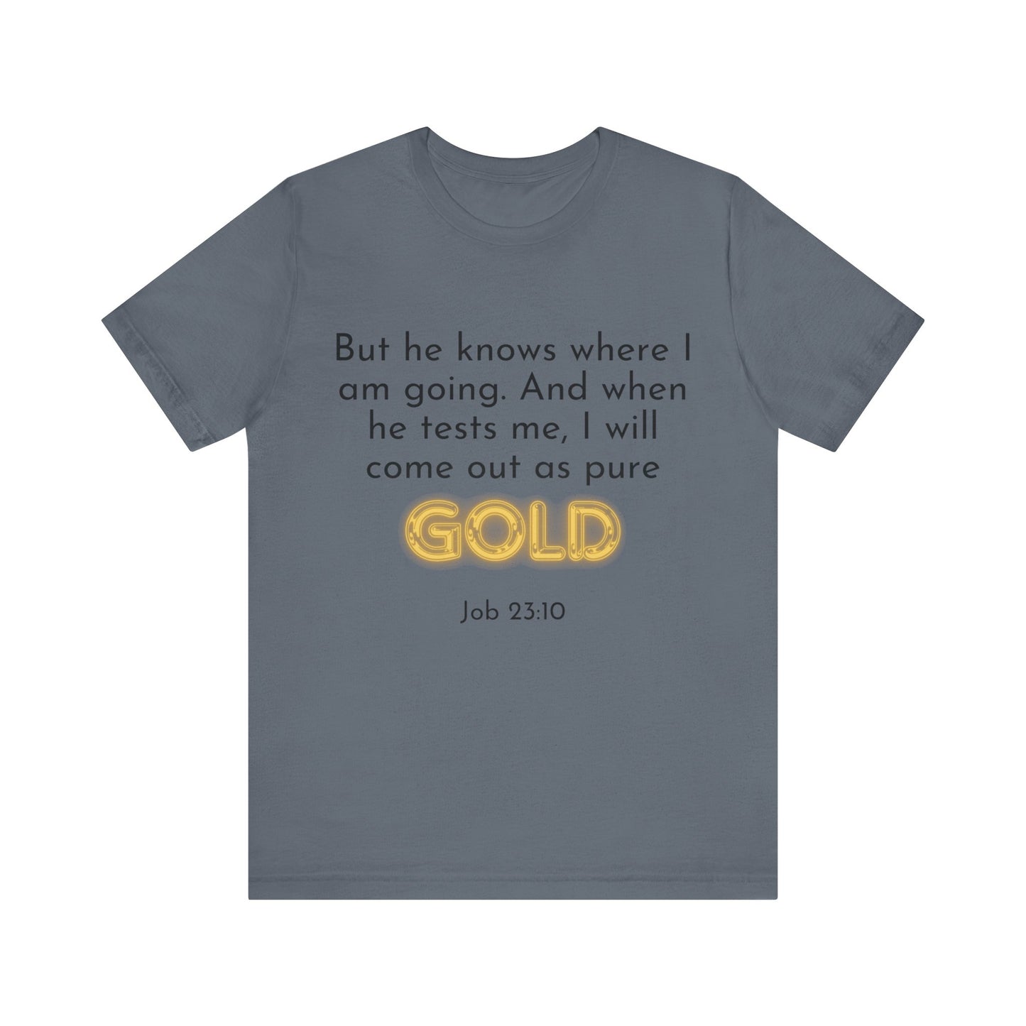 Job 23-10-Unisex Jersey Short Sleeve Tee