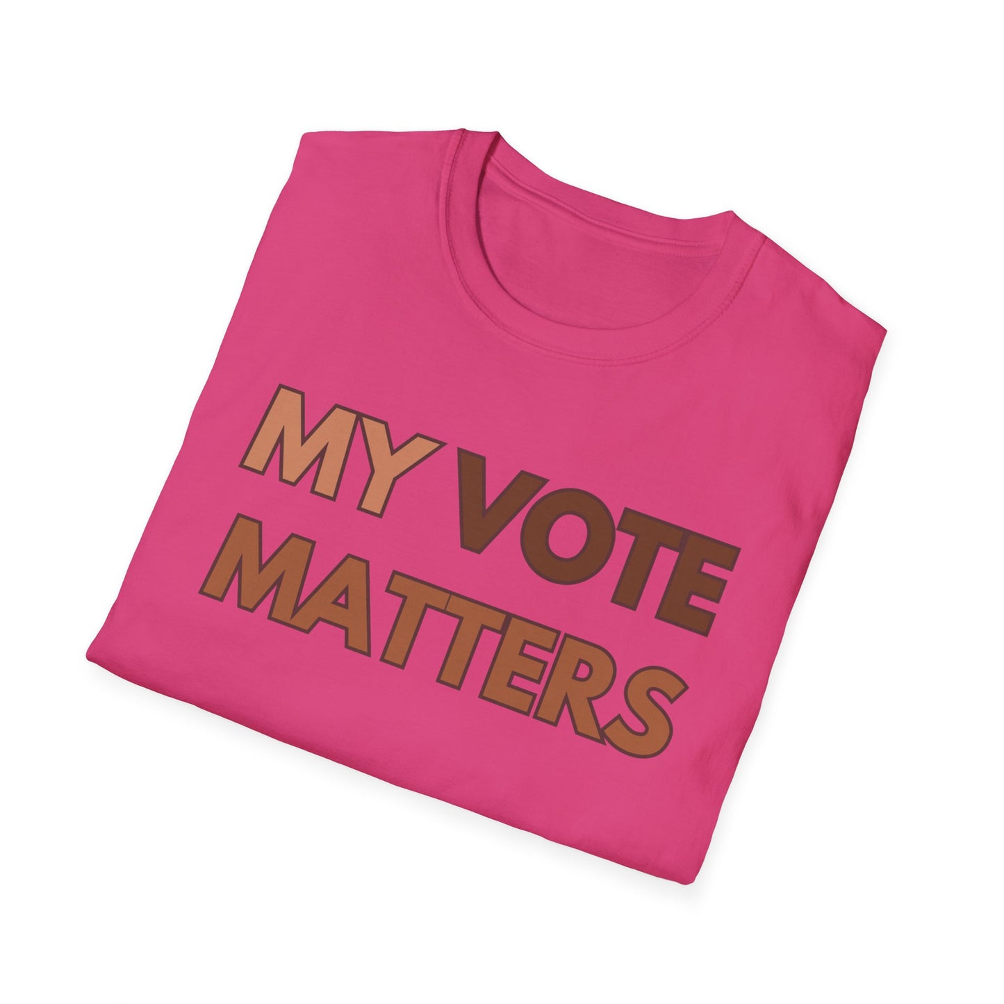 My Vote Matters - Unisex Softstyle T-Shirt