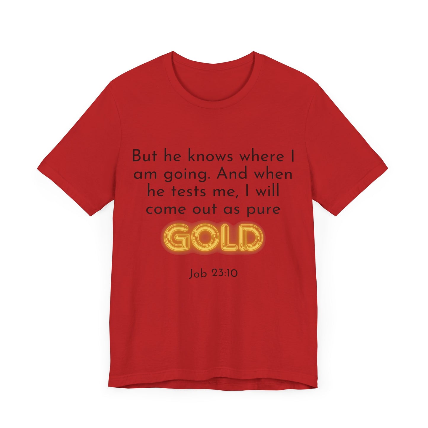 Job 23-10-Unisex Jersey Short Sleeve Tee