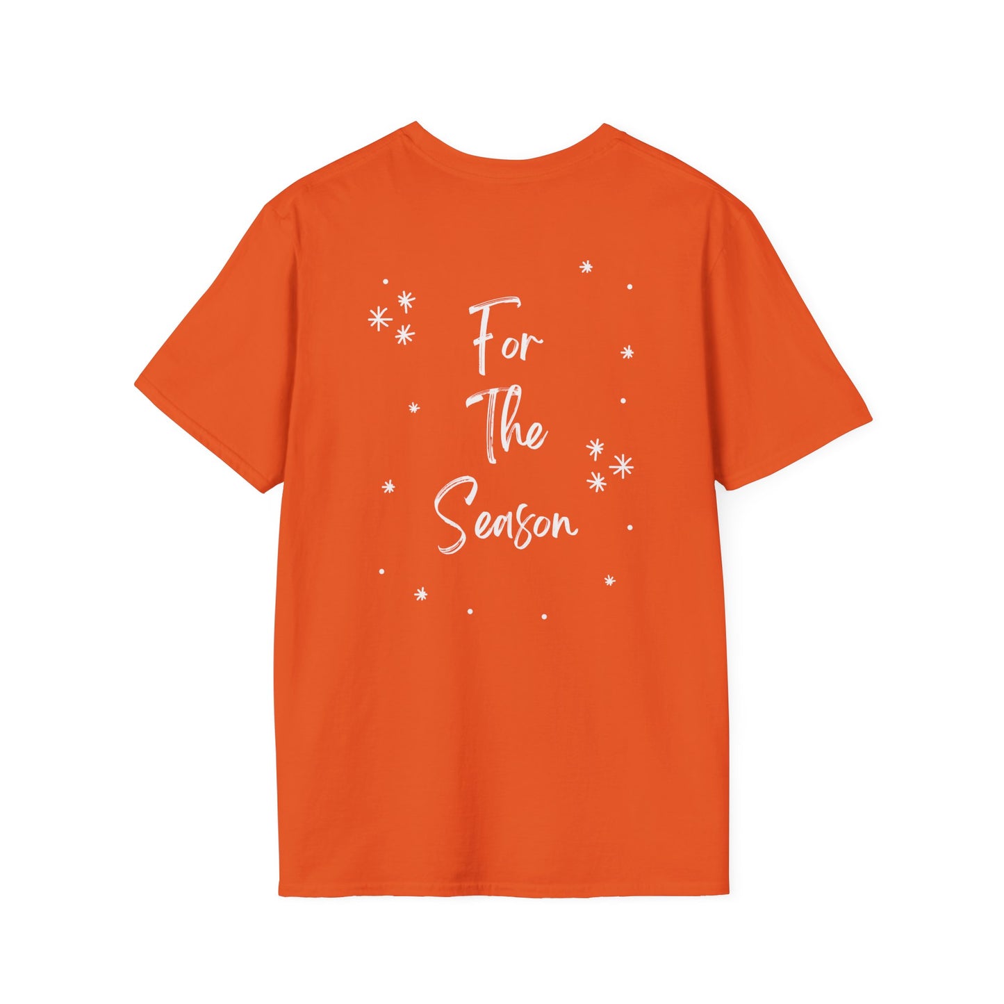 Jesus is the reason - Front and Back - Unisex Softstyle T-Shirt