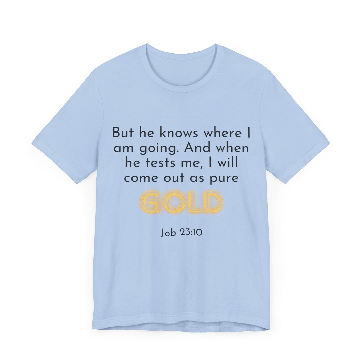 Job 23-10-Unisex Jersey Short Sleeve Tee