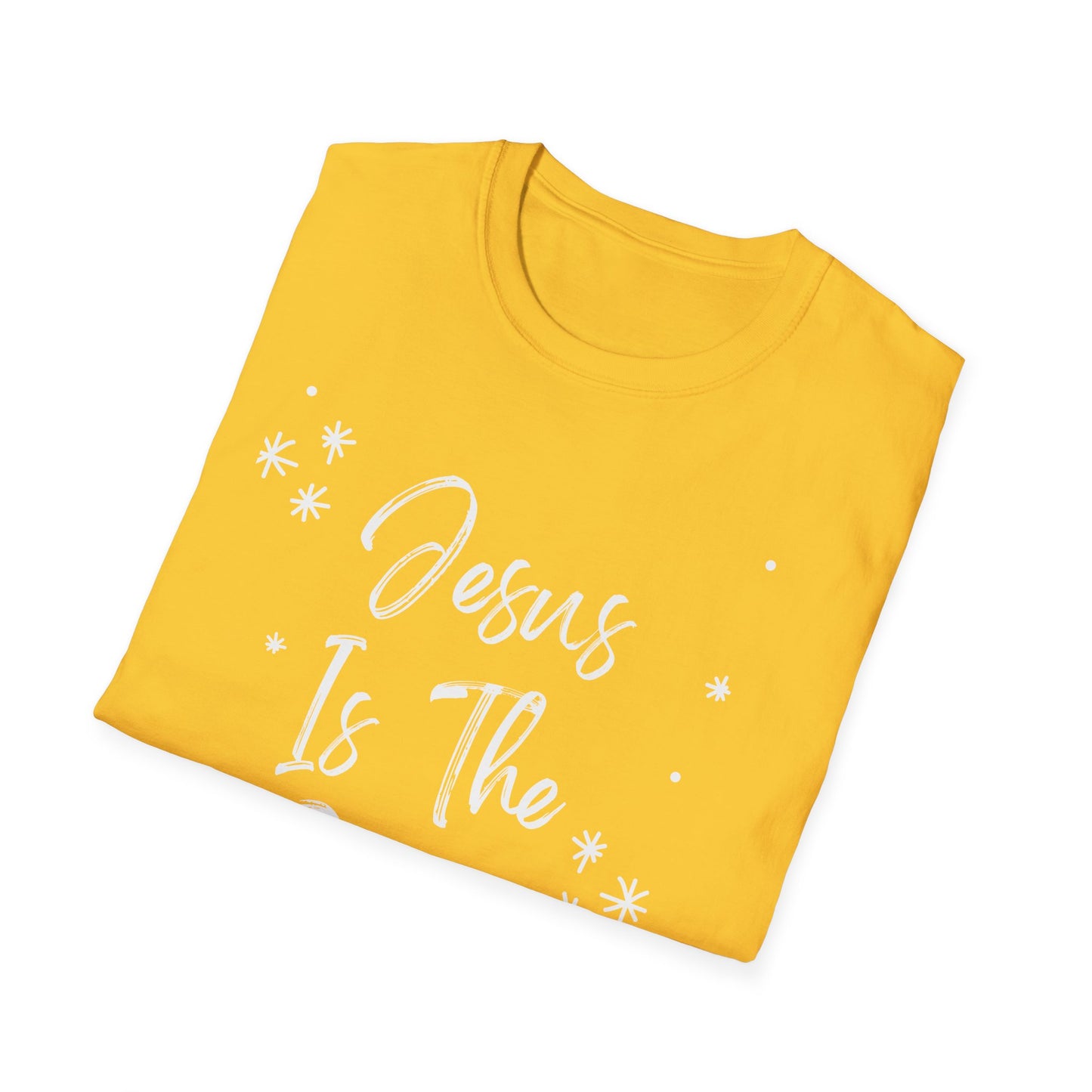 Jesus is the reason - Front and Back - Unisex Softstyle T-Shirt