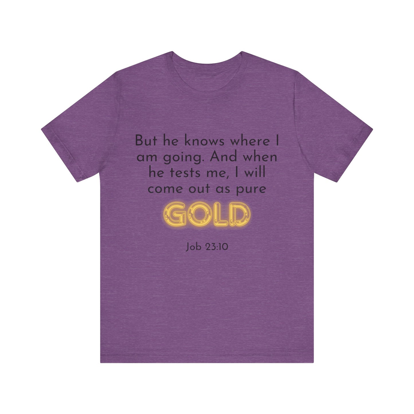 Job 23-10-Unisex Jersey Short Sleeve Tee