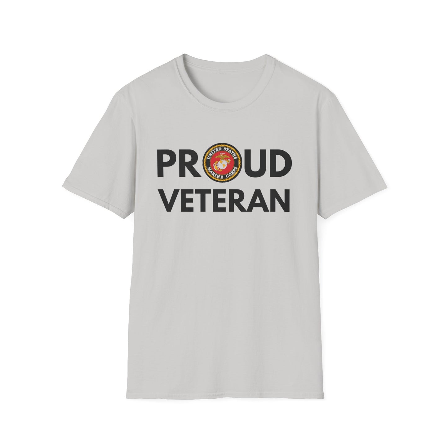 Marine Veteran - Unisex Softstyle T-Shirt