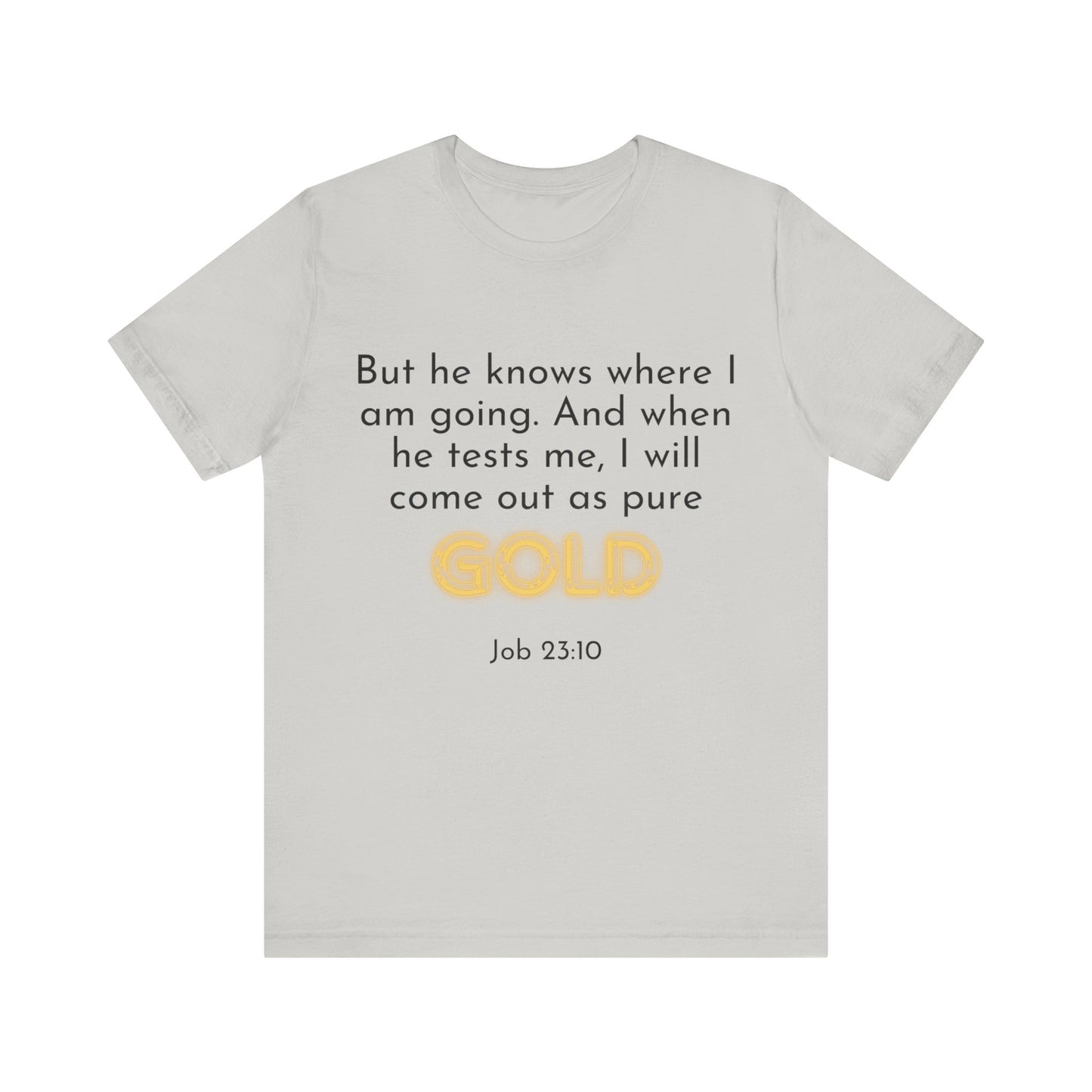 Job 23-10-Unisex Jersey Short Sleeve Tee