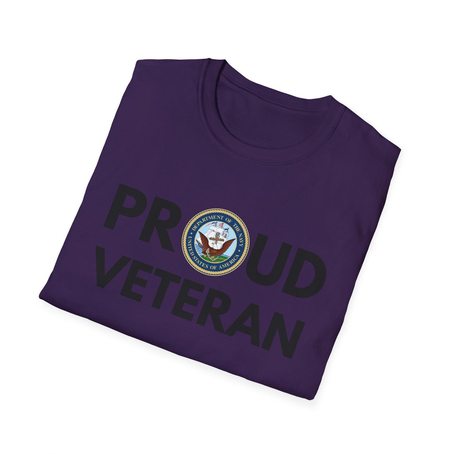 Navy Veteran - Unisex Softstyle T-Shirt