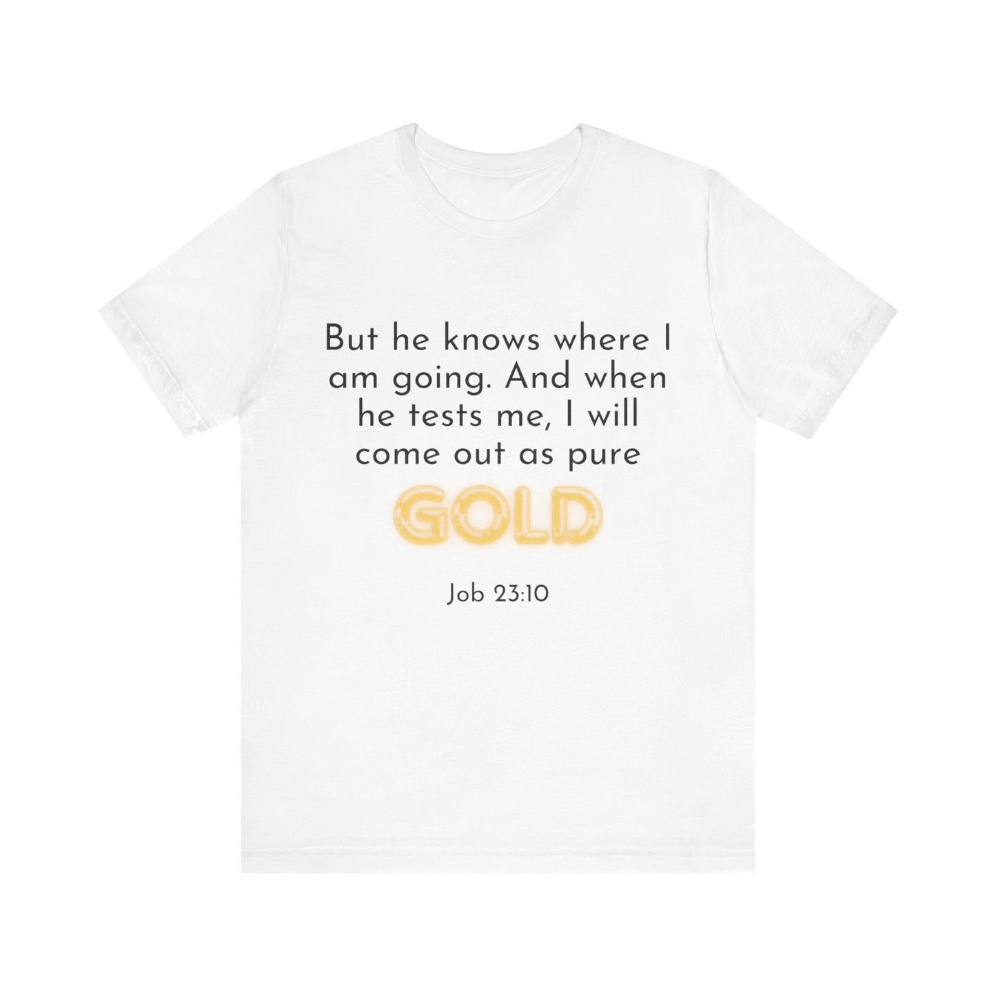 Job 23-10-Unisex Jersey Short Sleeve Tee