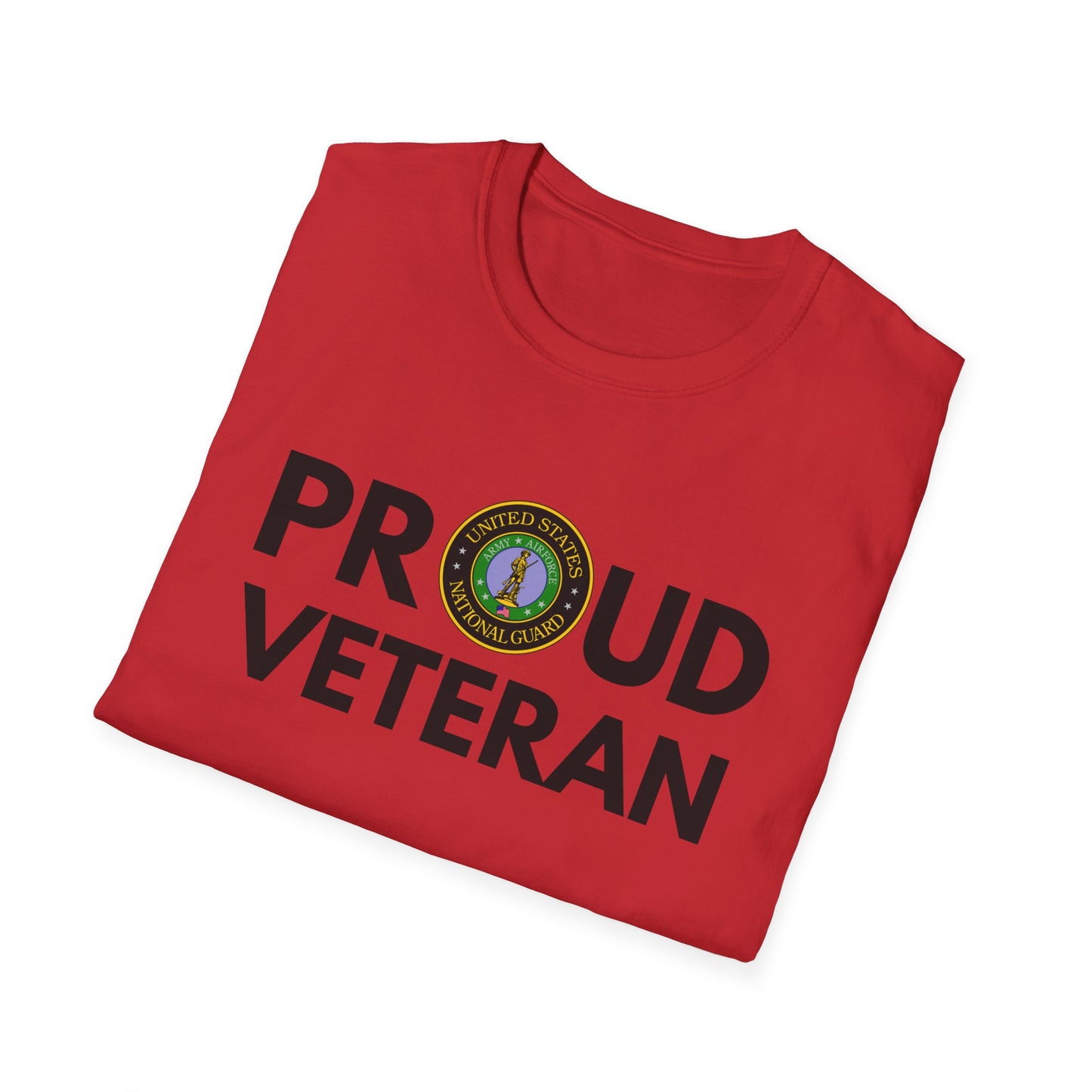 National Guard Veteran - Unisex Softstyle T-Shirt