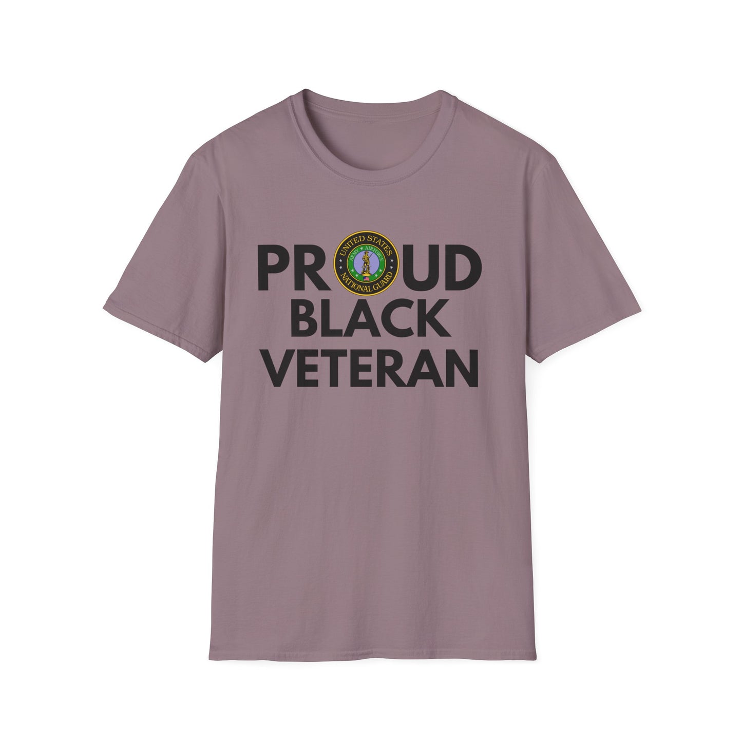 National Guard Proud Black Veteran - Unisex Softstyle T-Shirt