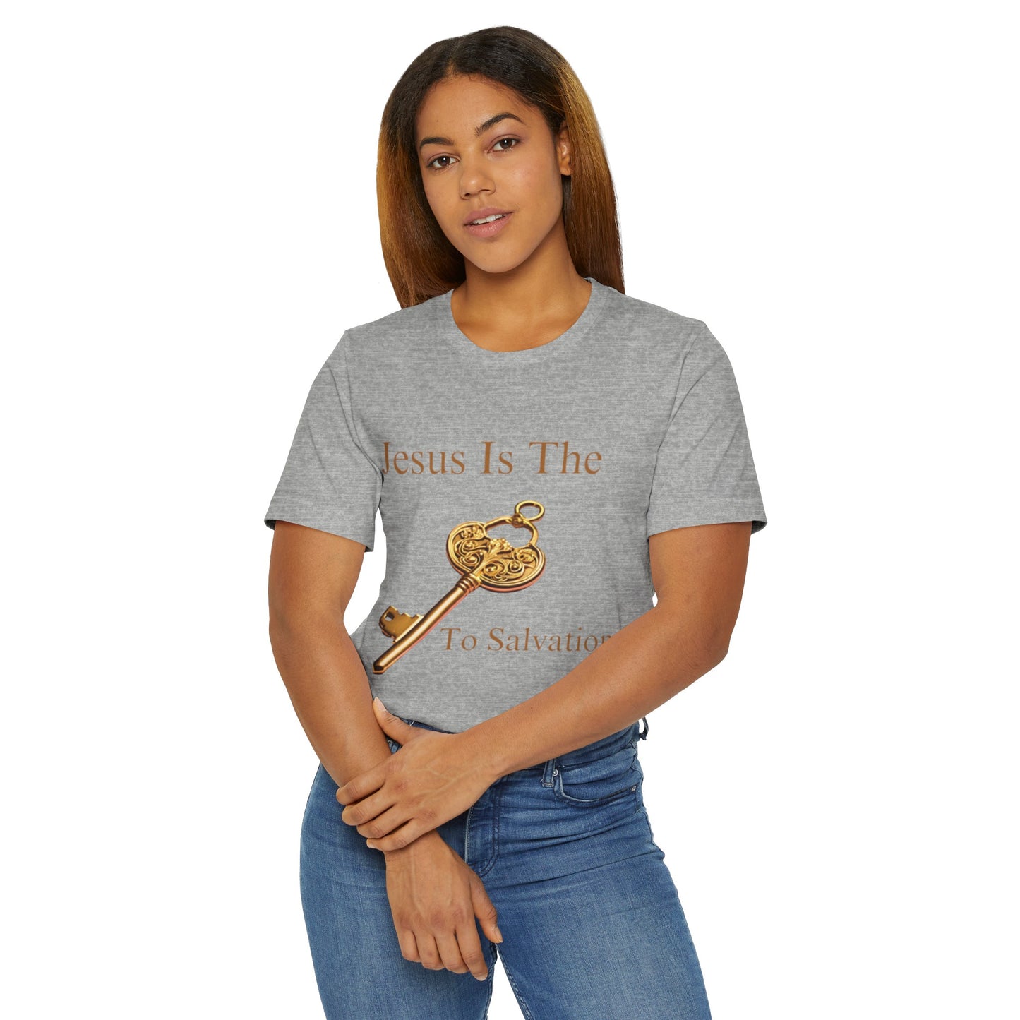 Jesus is The Key-Unisex Jersey T-Shirt
