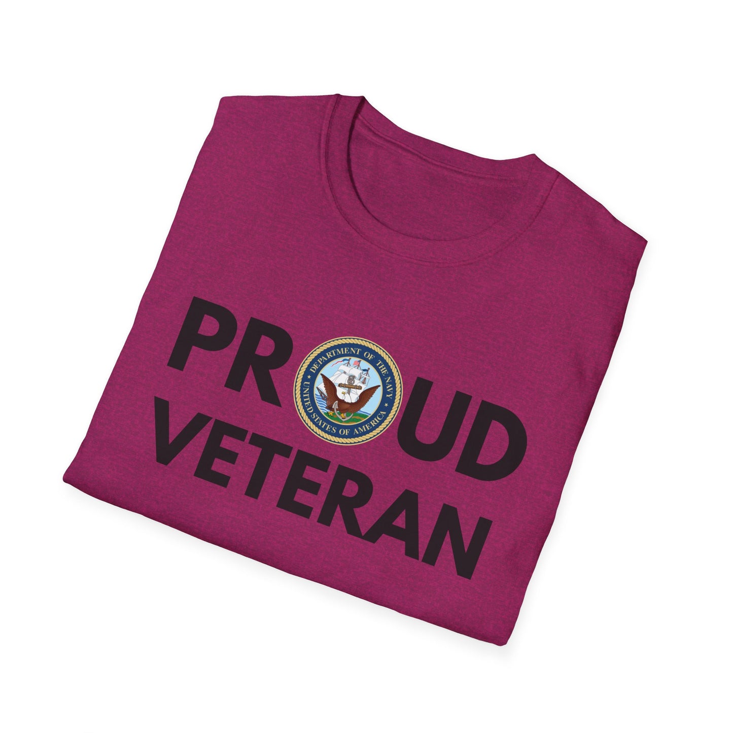 Navy Veteran - Unisex Softstyle T-Shirt