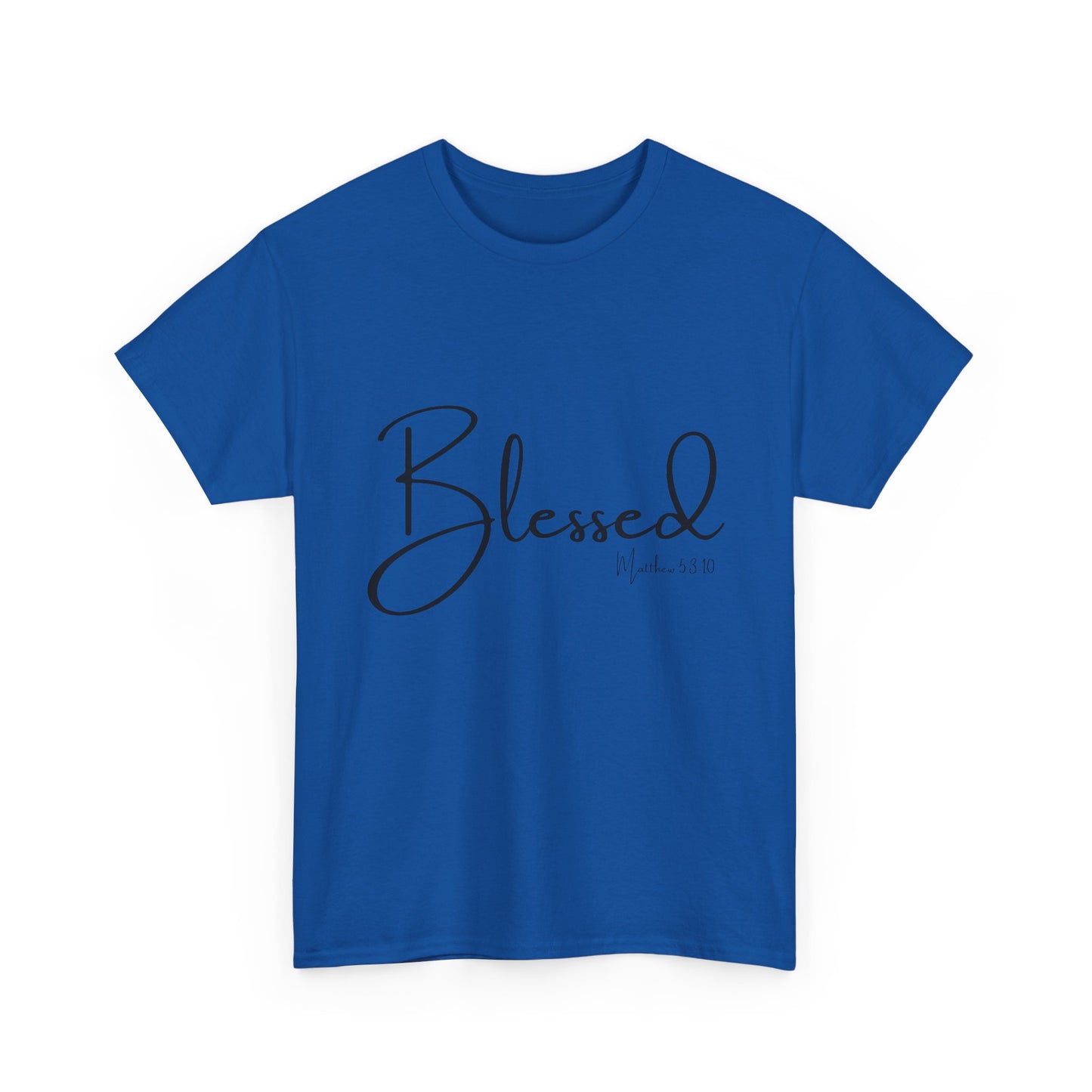 Blessed - Matthew 5:3-10 Unisex Heavy Cotton Tee