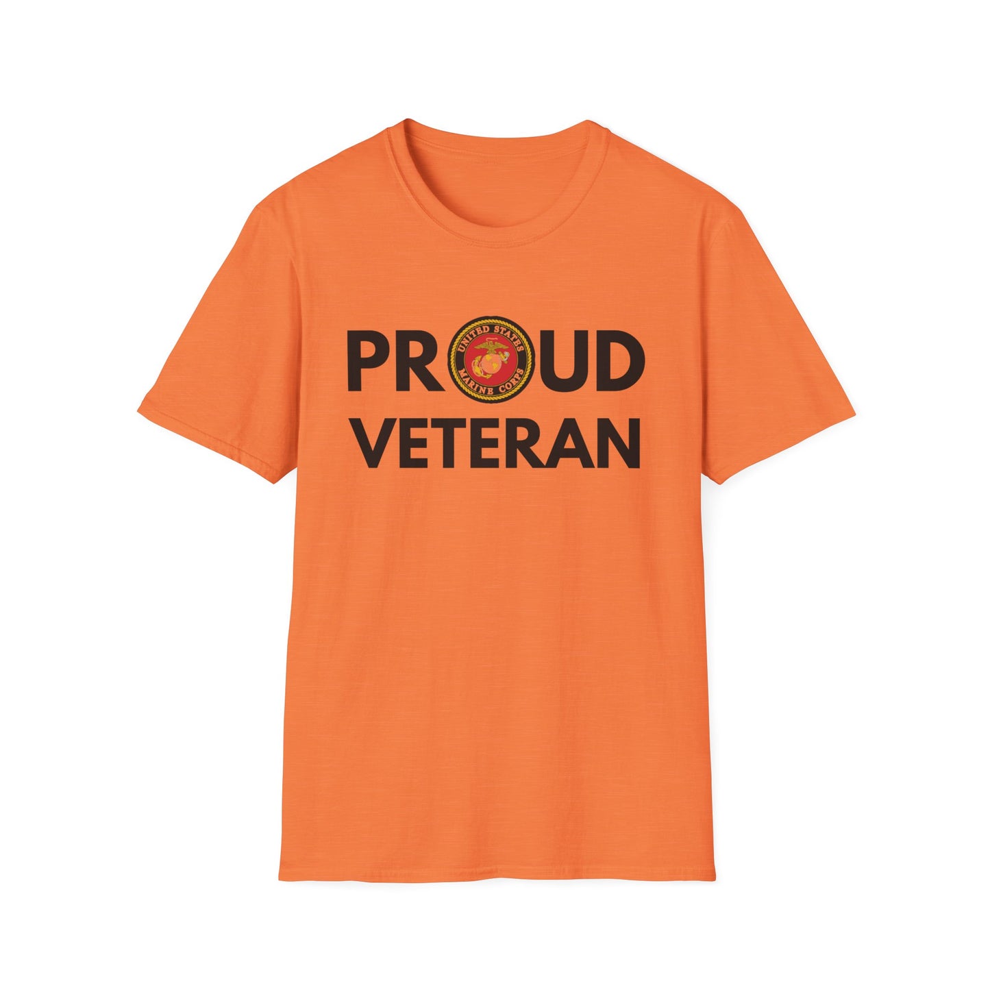 Marine Veteran - Unisex Softstyle T-Shirt