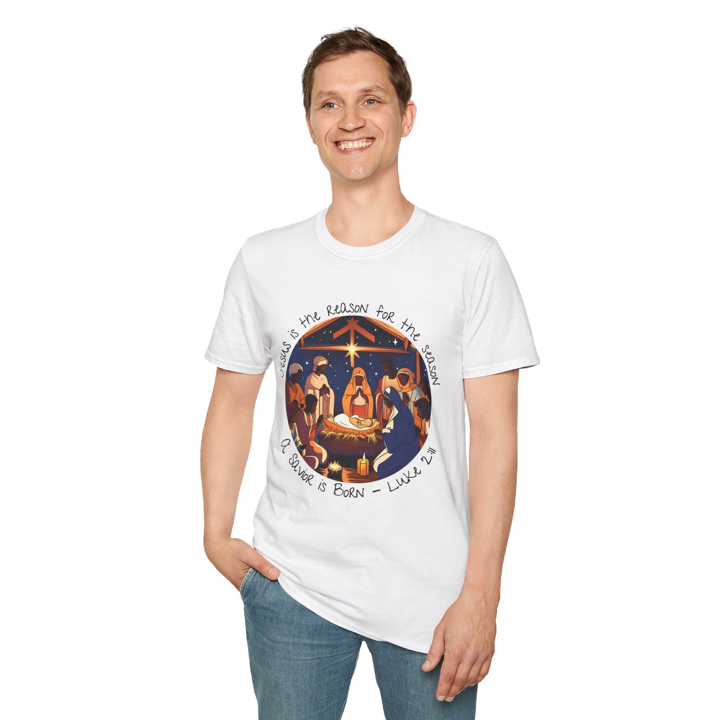 Luke 2:11 - Unisex Softstyle T-Shirt