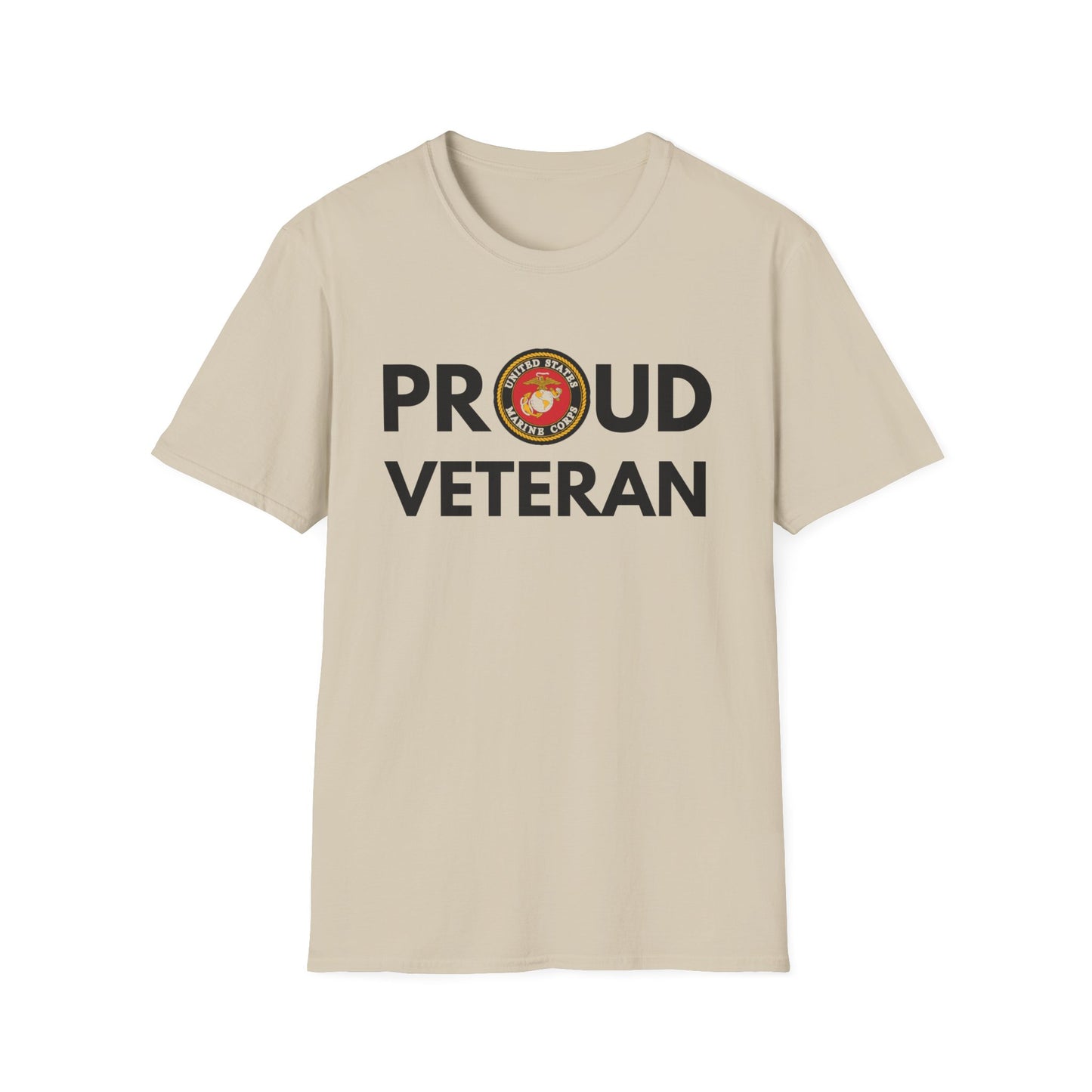 Marine Veteran - Unisex Softstyle T-Shirt