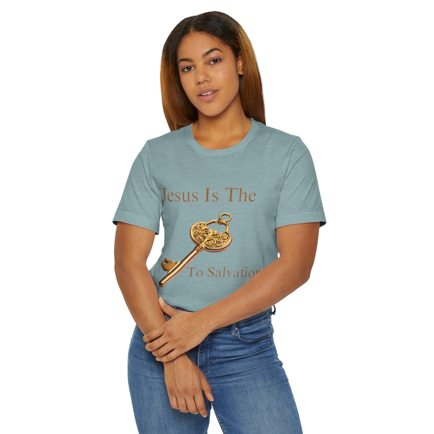 Jesus is The Key-Unisex Jersey T-Shirt