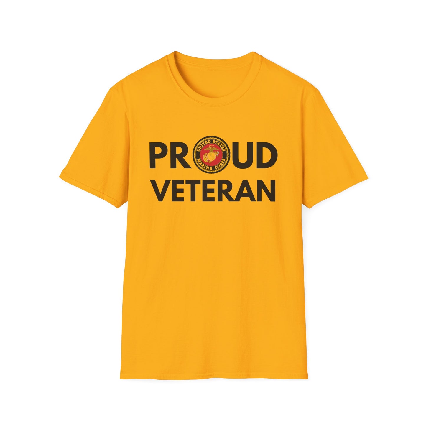 Marine Veteran - Unisex Softstyle T-Shirt