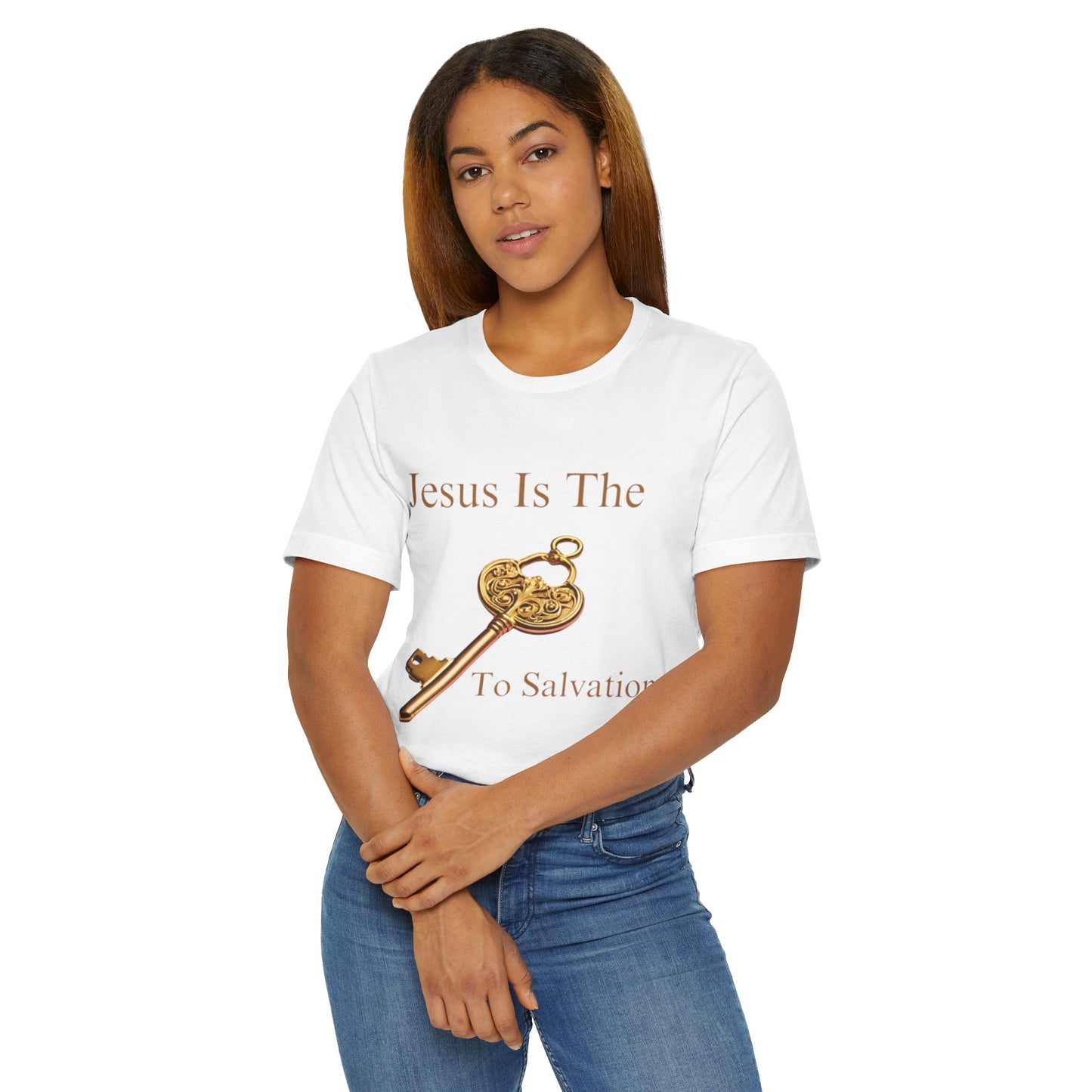 Jesus is The Key-Unisex Jersey T-Shirt