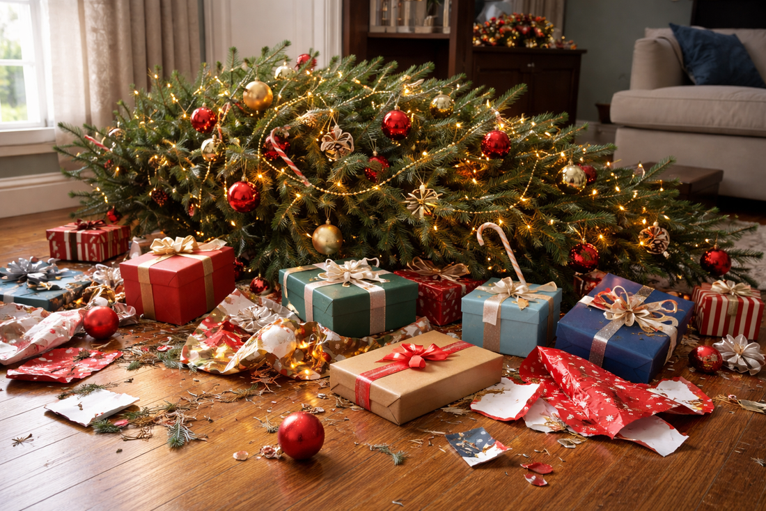 We got the gifts but forgot the necessities