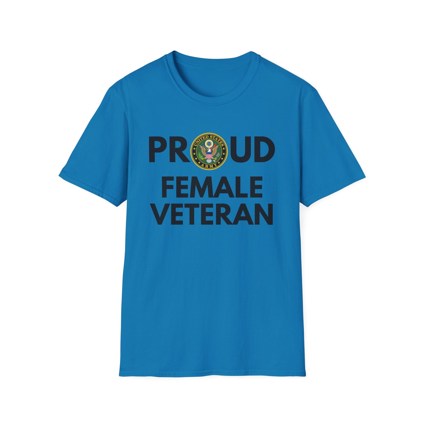 Army Female Veteran - Unisex Softstyle T-Shirt
