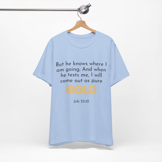 Job 23-10-Unisex Jersey Short Sleeve Tee