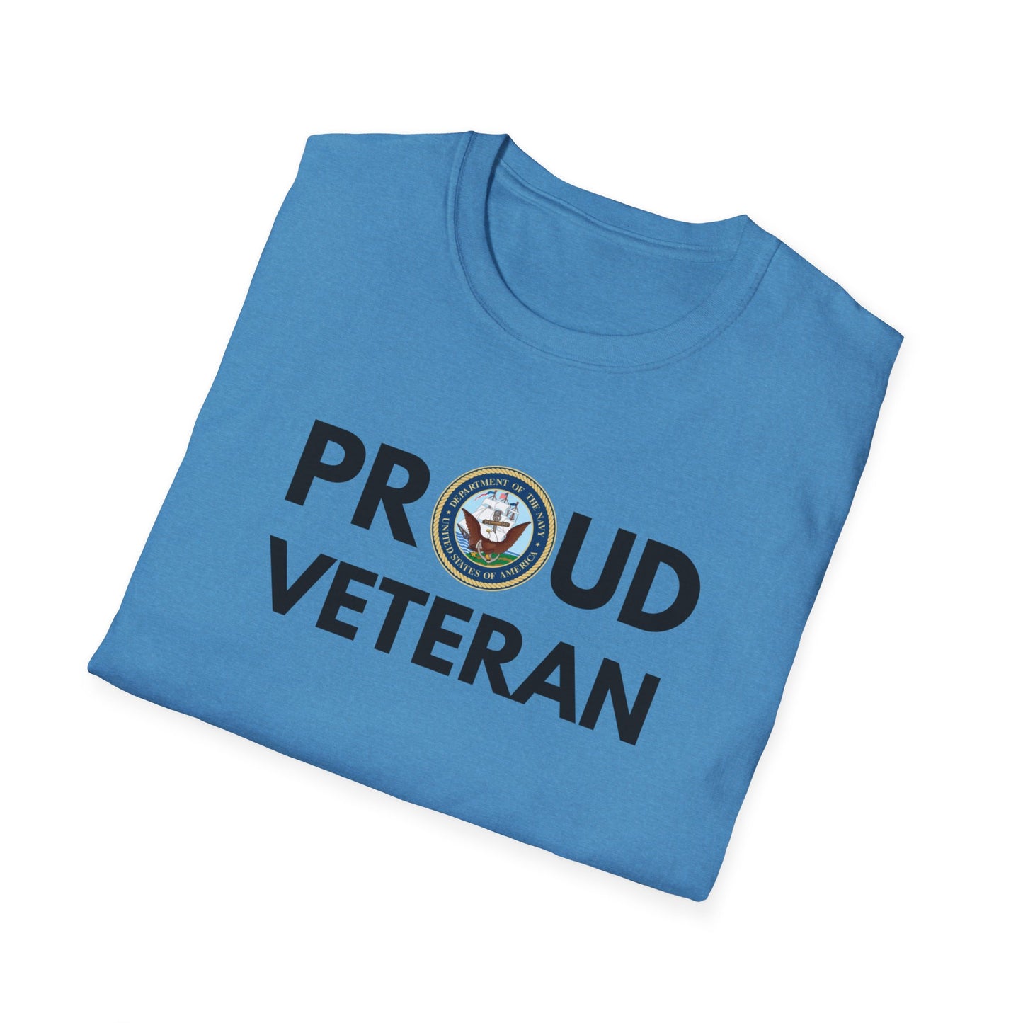 Navy Veteran - Unisex Softstyle T-Shirt