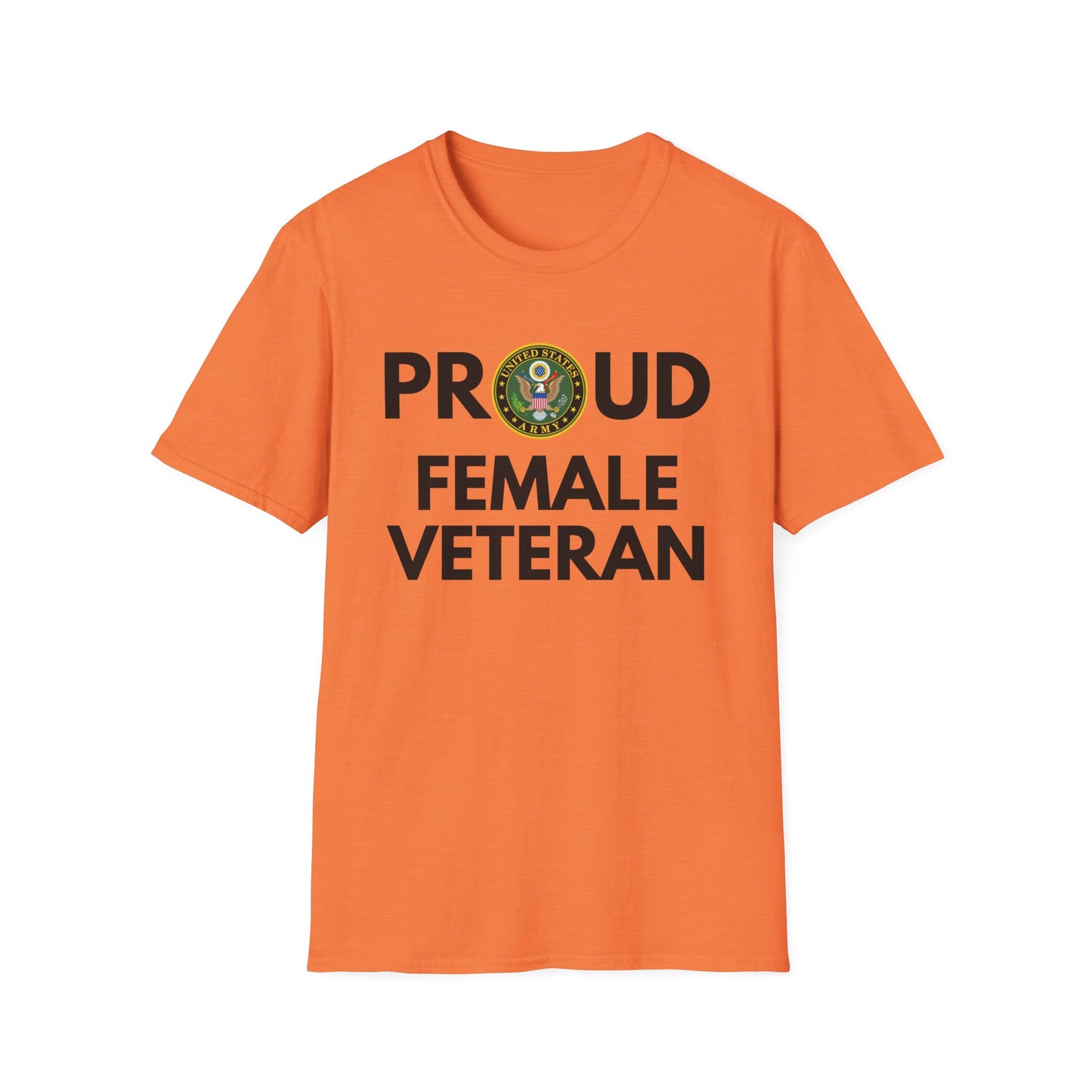 Army Female Veteran - Unisex Softstyle T-Shirt