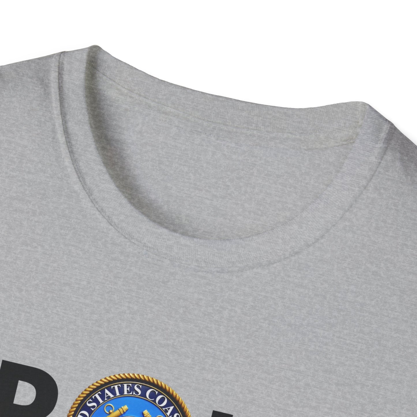 Coast Guard Proud Black Veteran - Unisex Softstyle T-Shirt