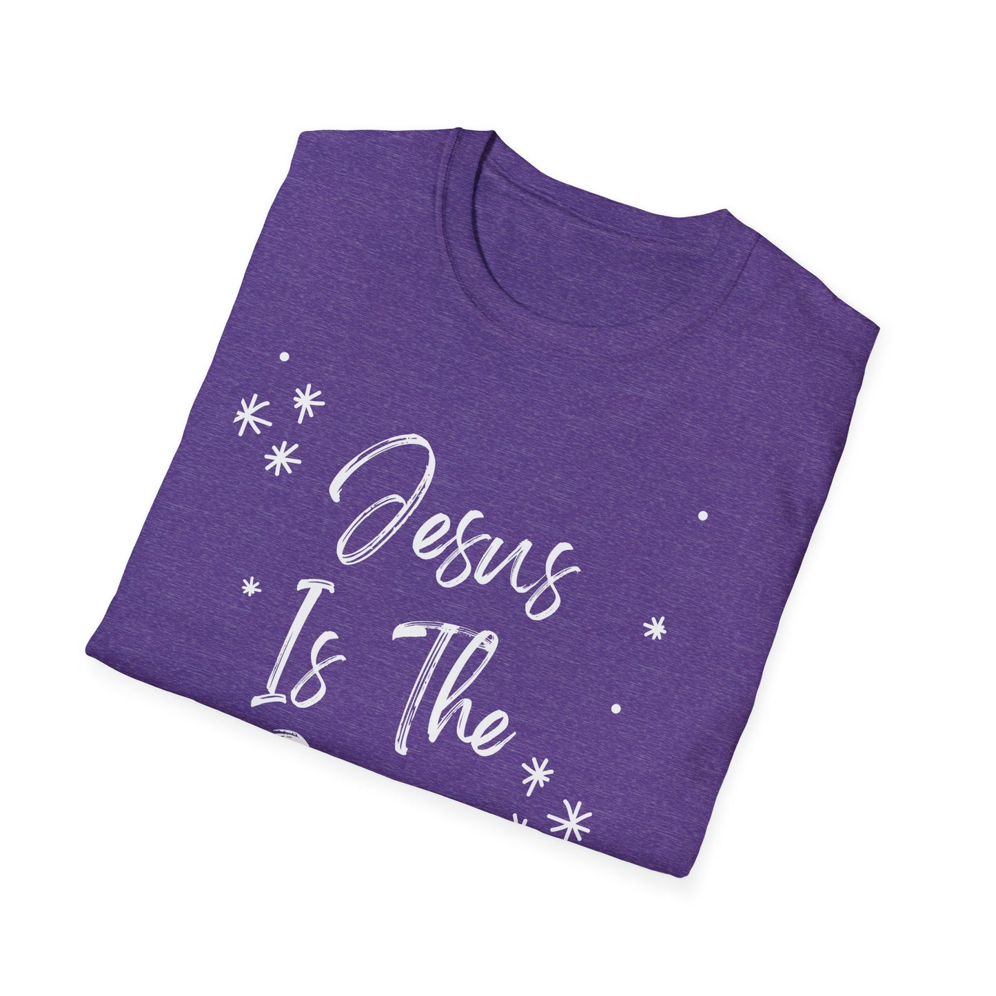 Jesus is the reason - Front and Back - Unisex Softstyle T-Shirt