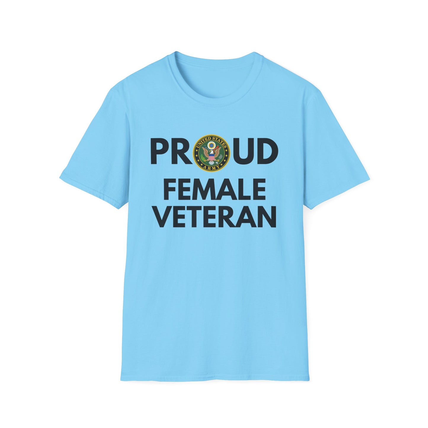 Army Female Veteran - Unisex Softstyle T-Shirt