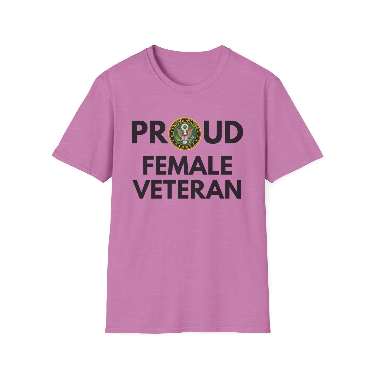 Army Female Veteran - Unisex Softstyle T-Shirt