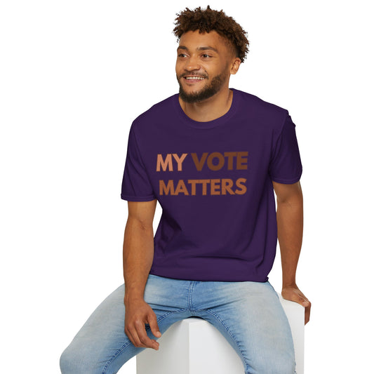 My Vote Matters - Unisex Softstyle T-Shirt
