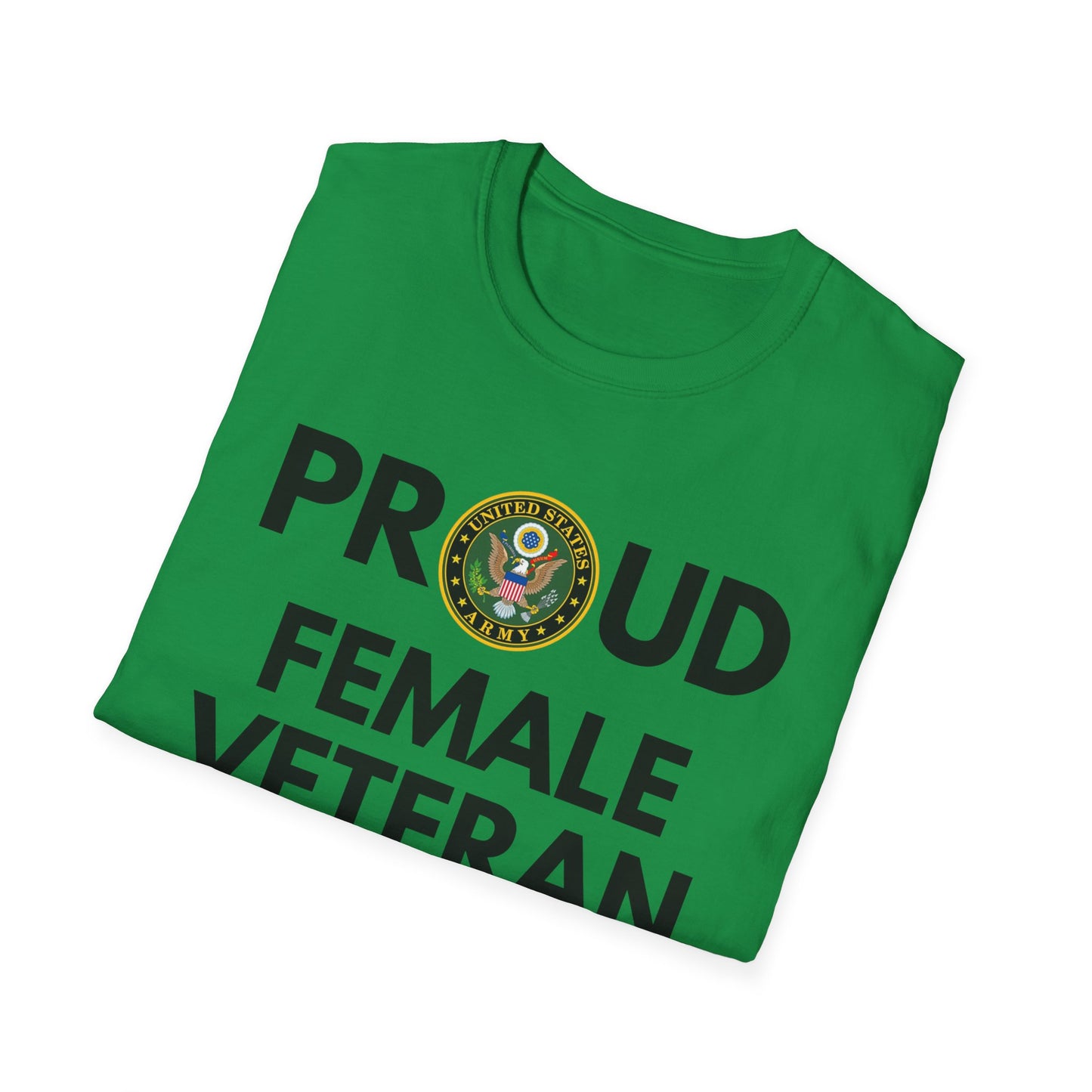 Army Female Veteran - Unisex Softstyle T-Shirt