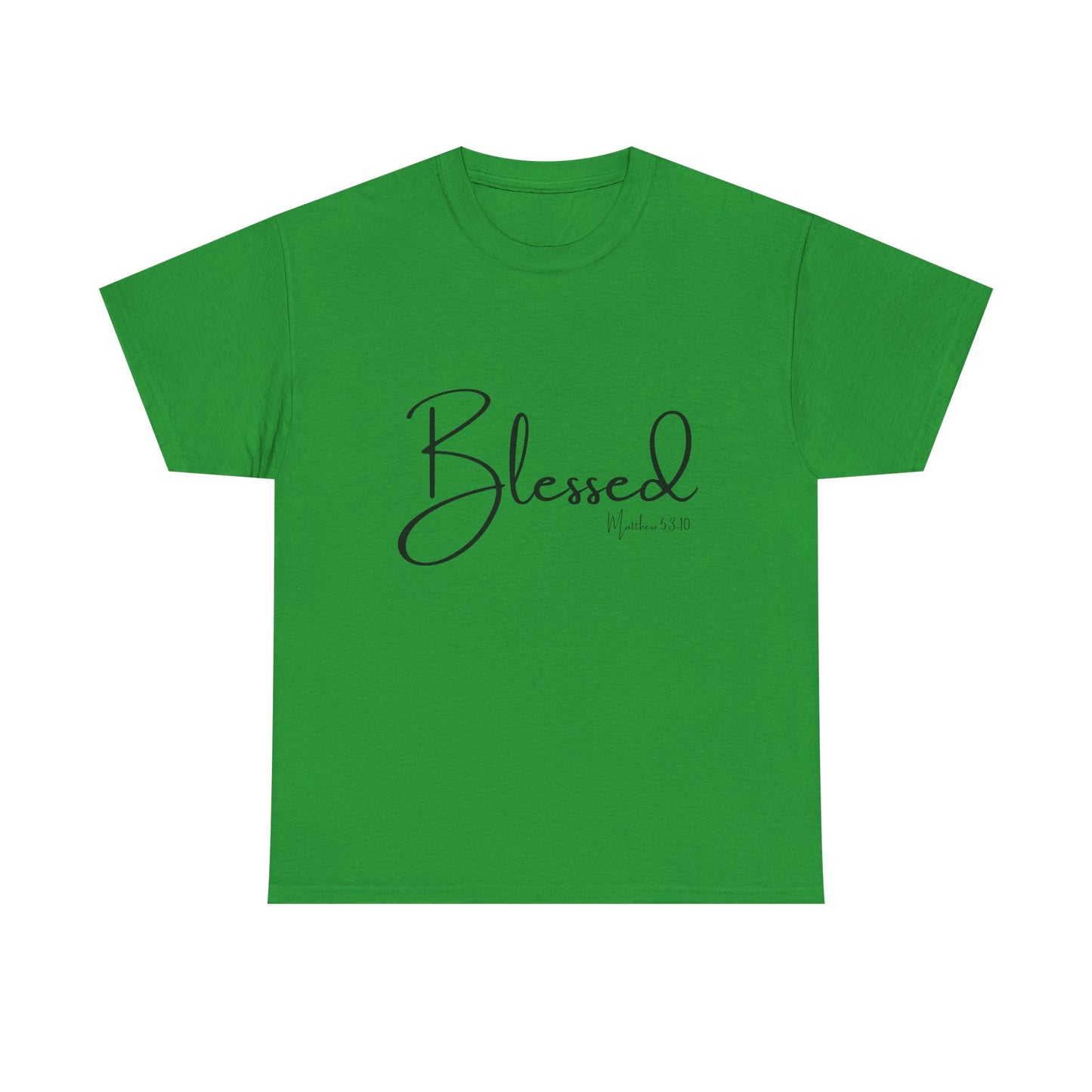 Blessed - Matthew 5:3-10 Unisex Heavy Cotton Tee