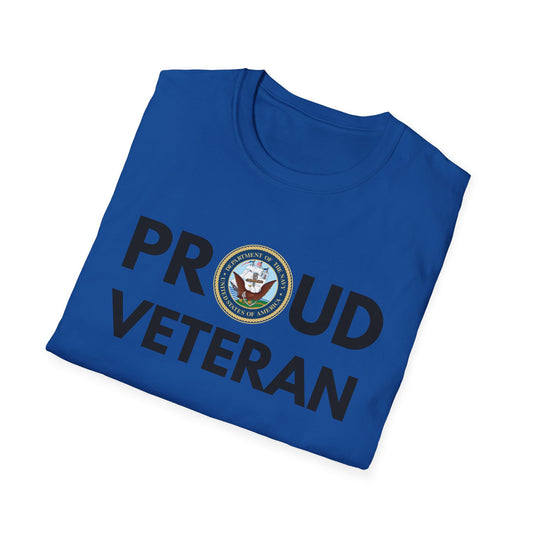 Navy Veteran - Unisex Softstyle T-Shirt