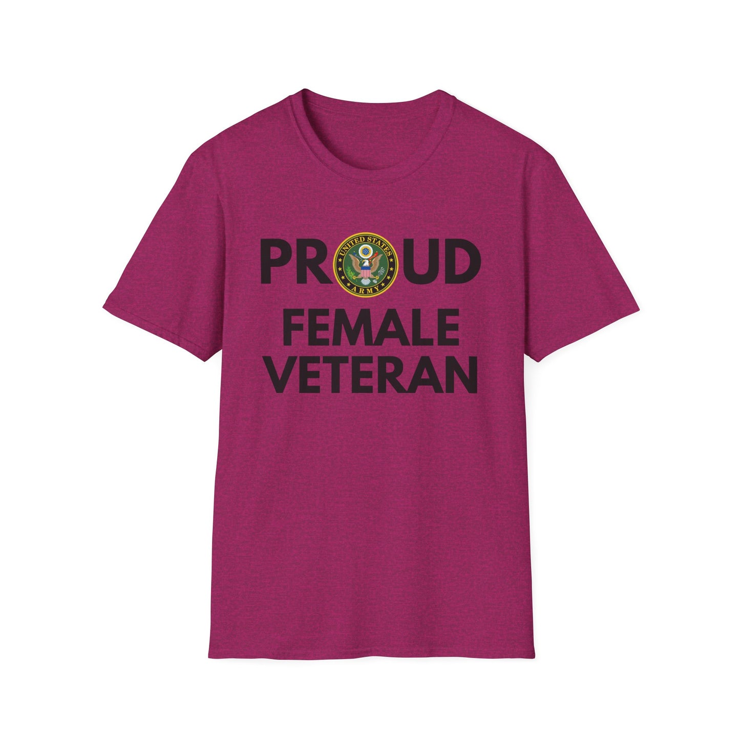 Army Female Veteran - Unisex Softstyle T-Shirt