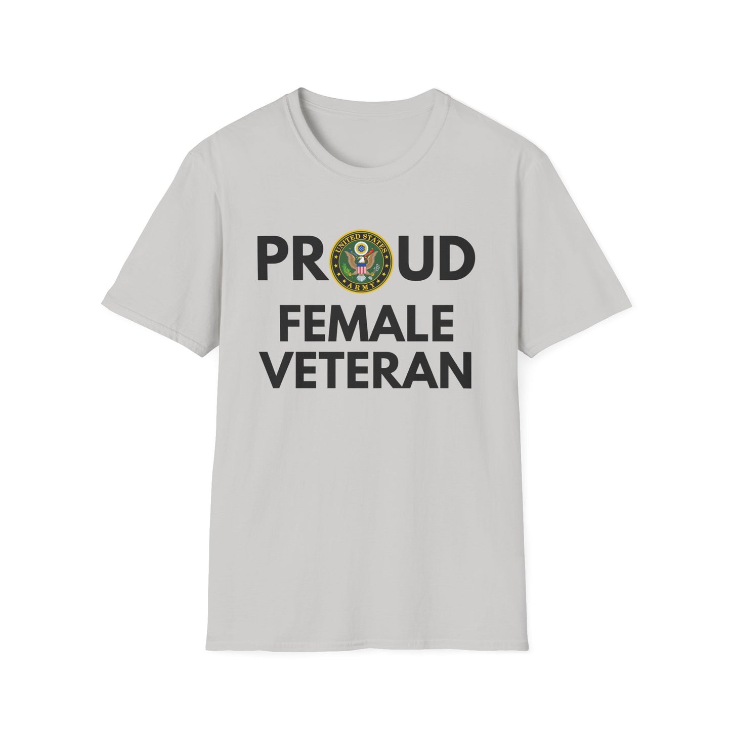 Army Female Veteran - Unisex Softstyle T-Shirt