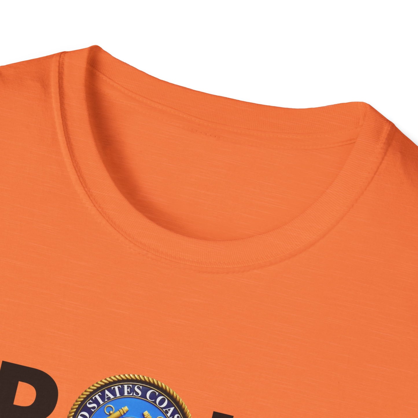 Coast Guard Proud Black Veteran - Unisex Softstyle T-Shirt