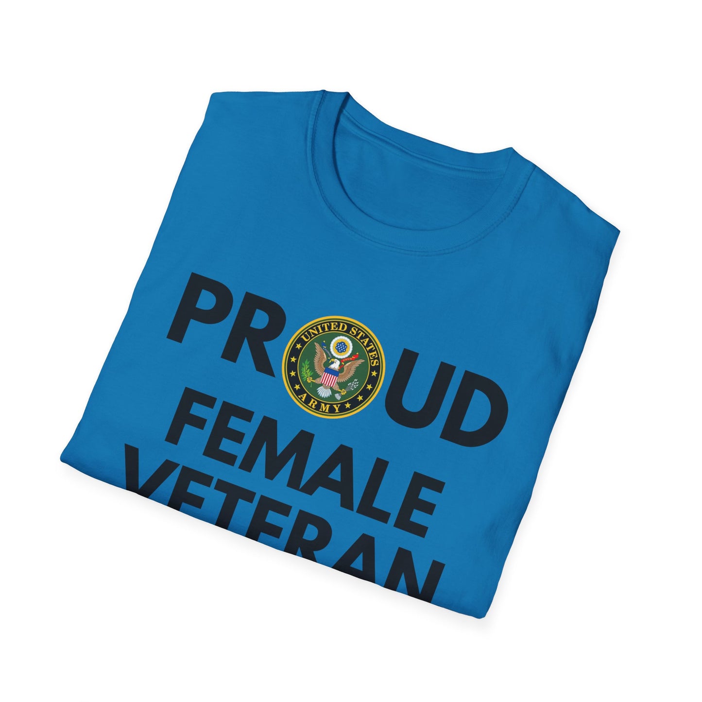 Army Female Veteran - Unisex Softstyle T-Shirt