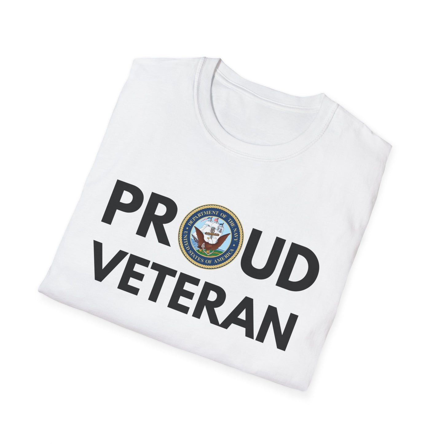 Navy Veteran - Unisex Softstyle T-Shirt