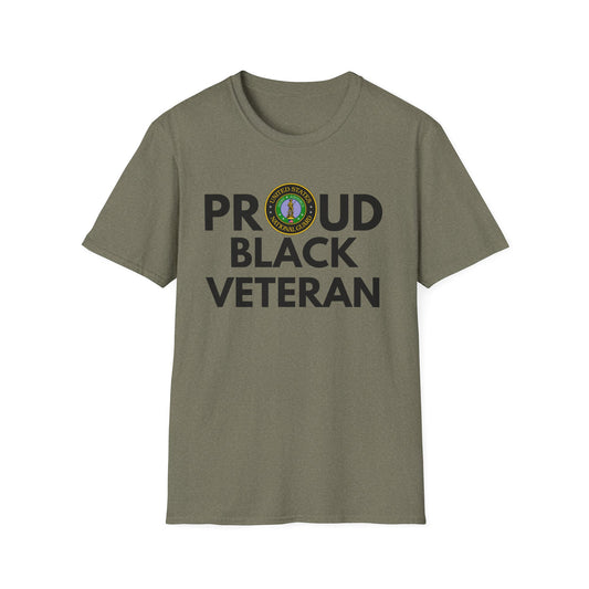 National Guard Proud Black Veteran - Unisex Softstyle T-Shirt