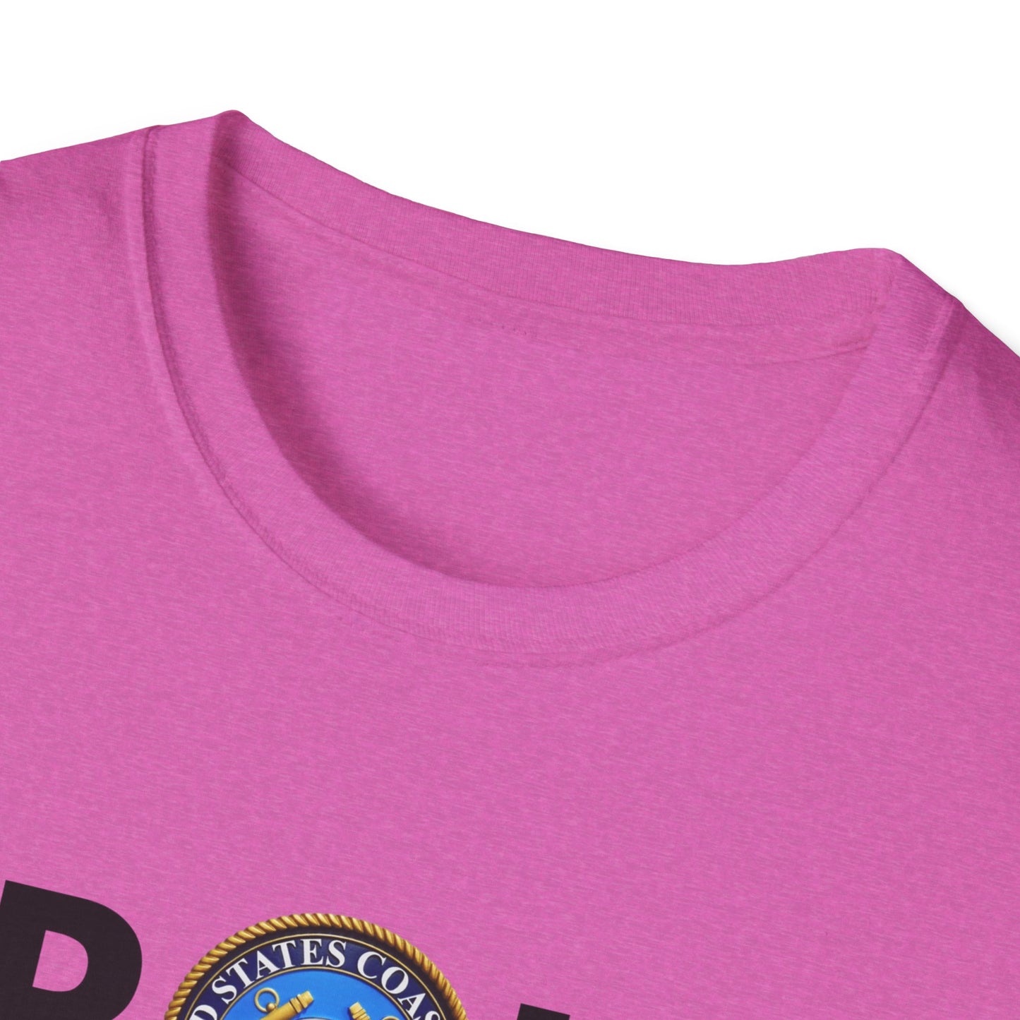 Coast Guard Proud Black Veteran - Unisex Softstyle T-Shirt