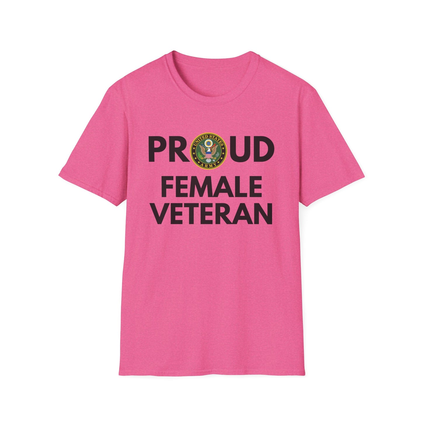 Army Female Veteran - Unisex Softstyle T-Shirt