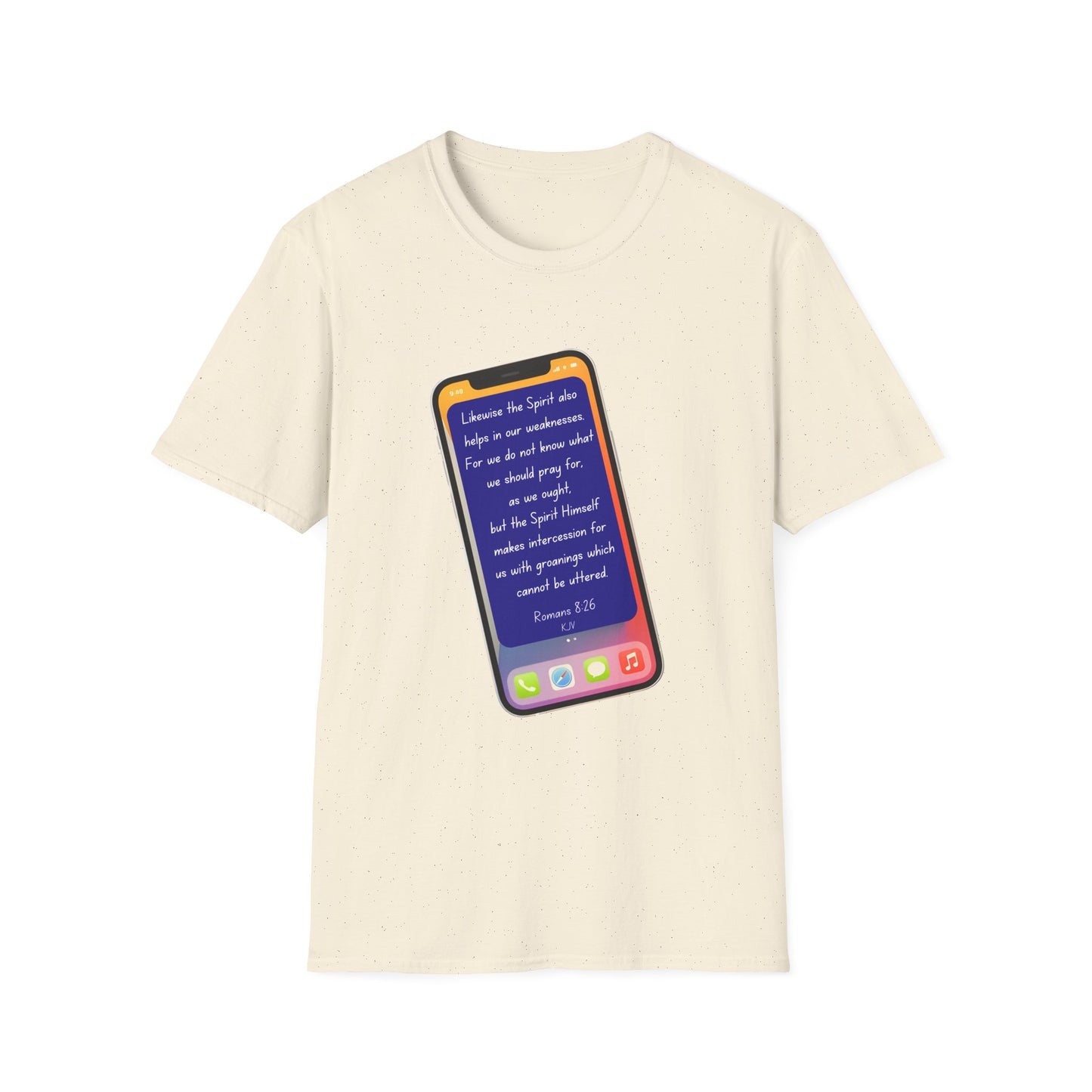 Romans 8:26 - Unisex Softstyle T-Shirt