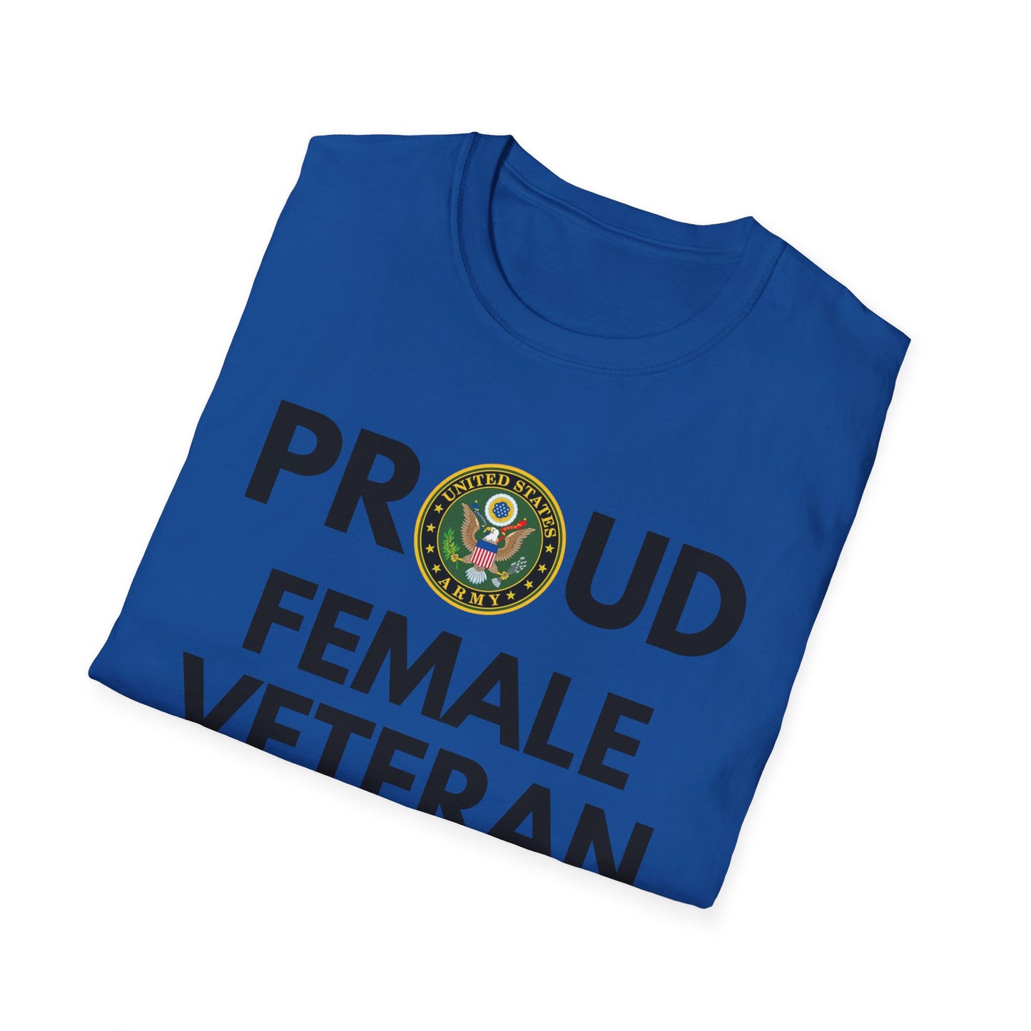 Army Female Veteran - Unisex Softstyle T-Shirt