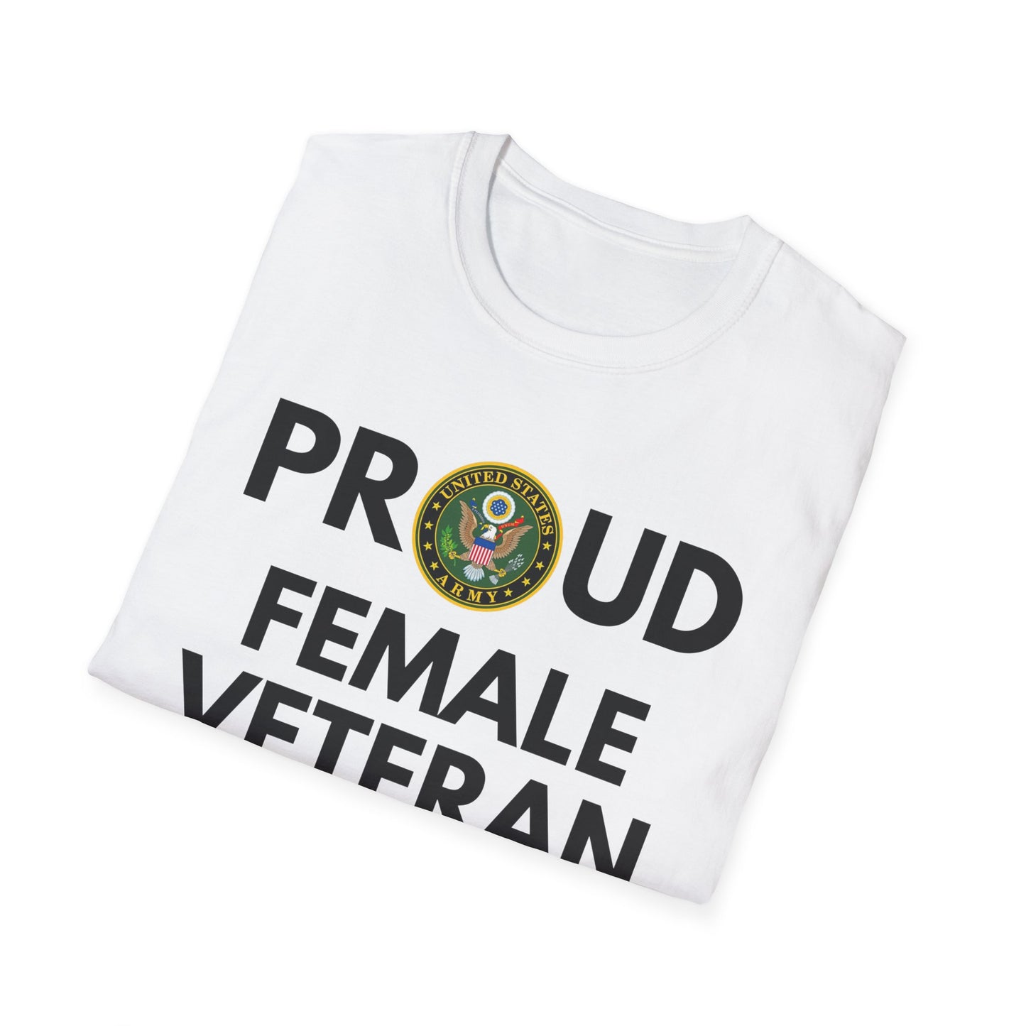 Army Female Veteran - Unisex Softstyle T-Shirt